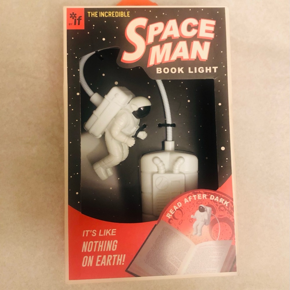 The incredible Space Man Book Light